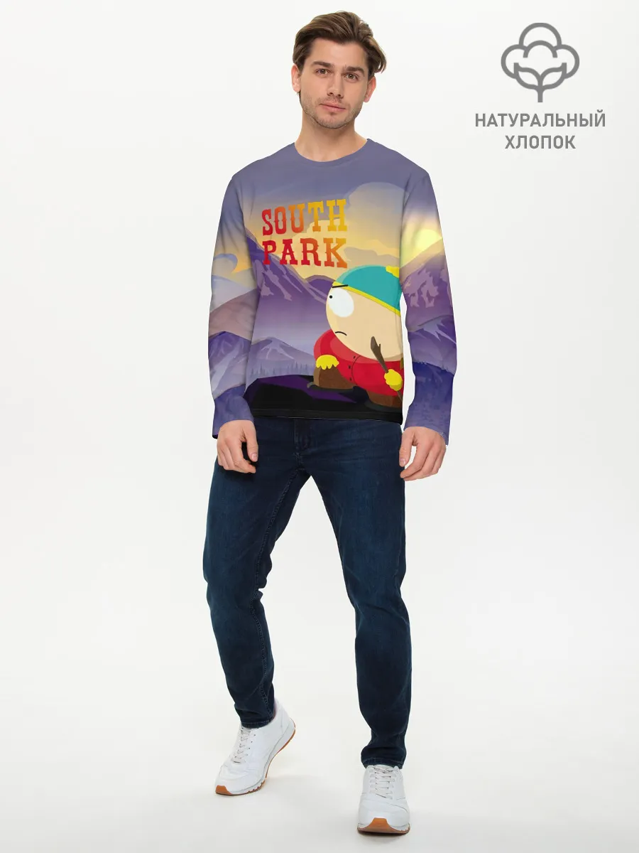 Мужской лонгслив базовый / South Park Cartman | Картмен