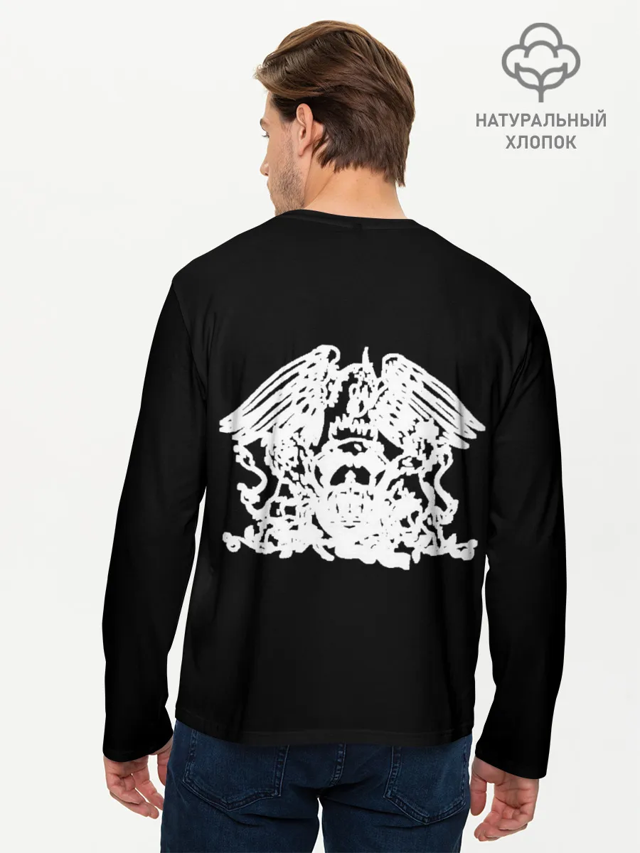 Мужской лонгслив базовый / QUEEN | КВИН