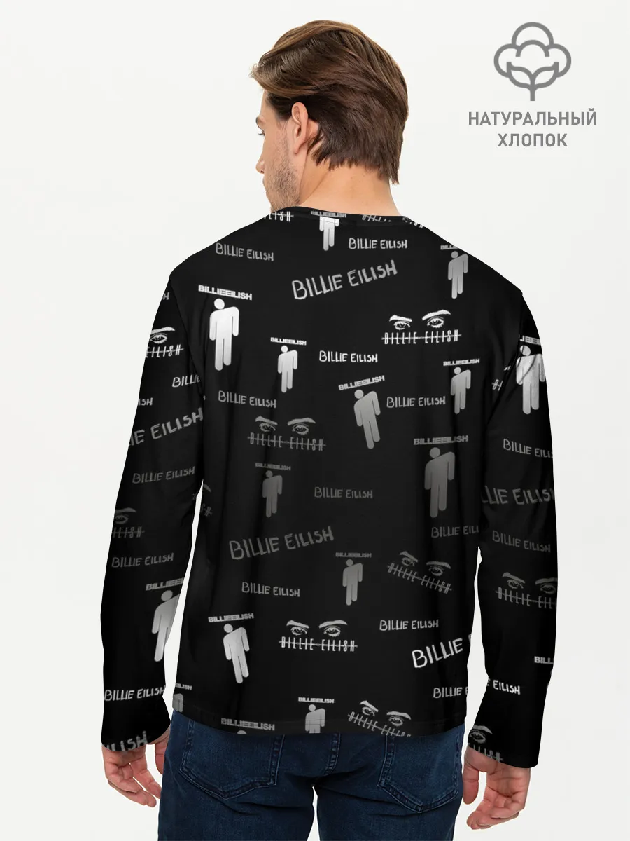 Мужской лонгслив базовый / Billie Eilish