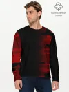 Мужской лонгслив базовый / RED BLACK MILITARY CAMO | КРАСНЫЙ КАМУФЛЯЖ