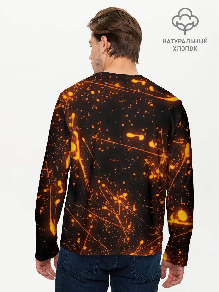 Мужской лонгслив базовый / FLAME | ПЛАМЯ