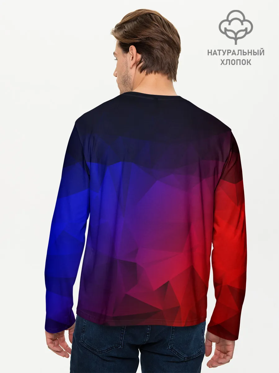 Мужской лонгслив базовый / НЕОНОВАЯ ГЕОМЕТРИЯ