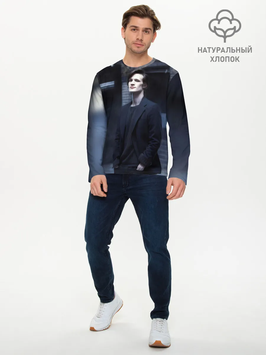 Мужской лонгслив базовый / DOCTOR WHO