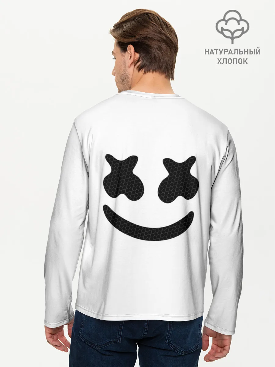 Мужской лонгслив базовый / Marshmello