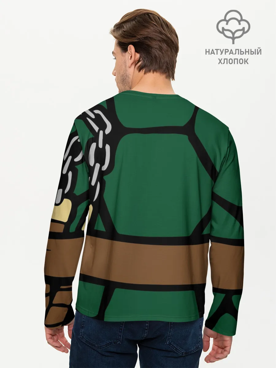 Мужской лонгслив базовый / Микеланджело Косплей