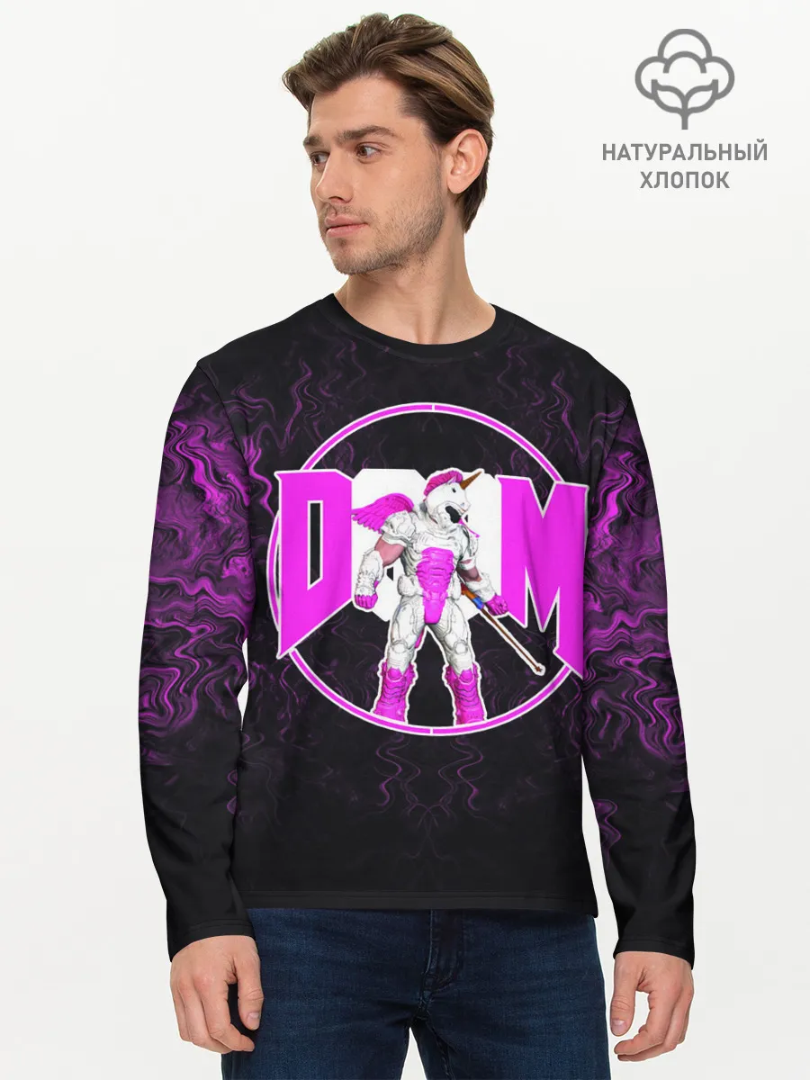 Мужской лонгслив базовый / DooM Eternal