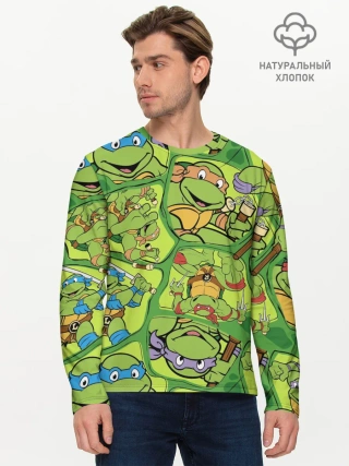 Мужской лонгслив базовый / Teenage Mutant Ninja Turtles