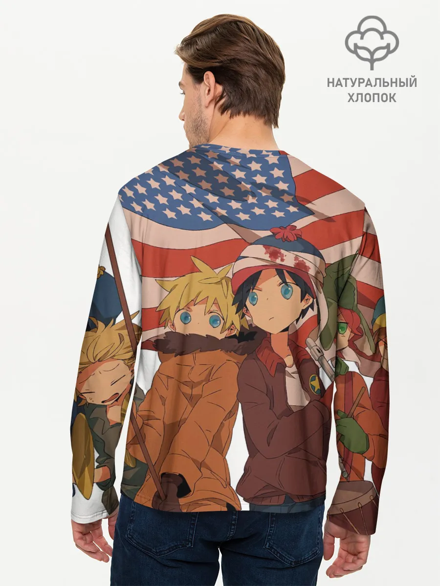 Мужской лонгслив базовый / ЮЖНЫЙ ПАРК