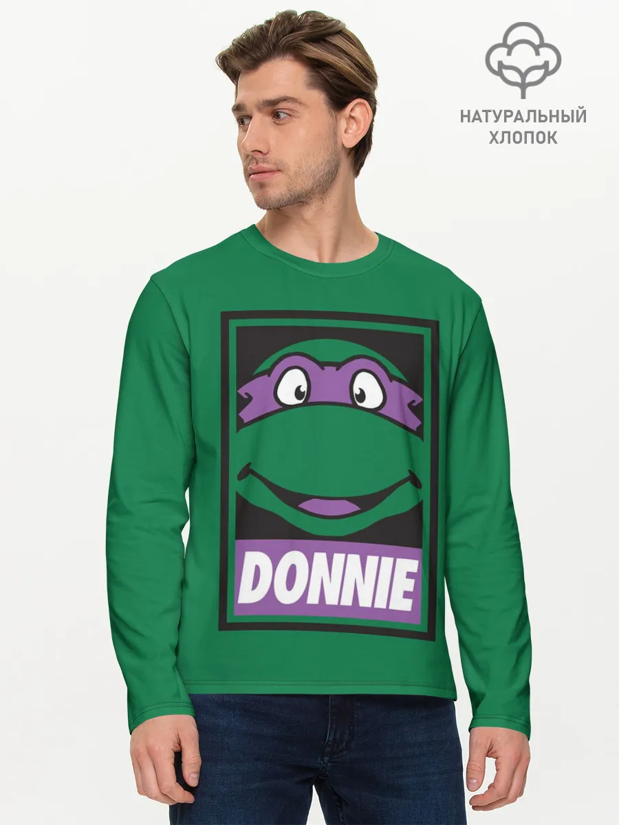 Мужской лонгслив базовый / Донателло