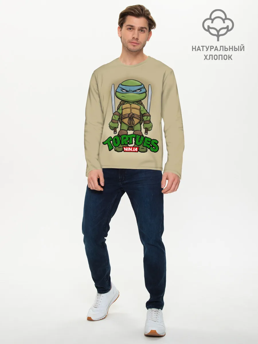 Мужской лонгслив базовый / ЧЕРЕПАШКИ - НИНДЗЯ