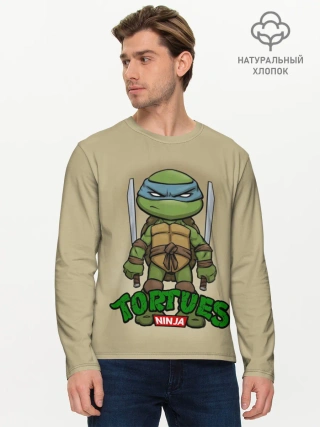 Мужской лонгслив базовый / ЧЕРЕПАШКИ - НИНДЗЯ