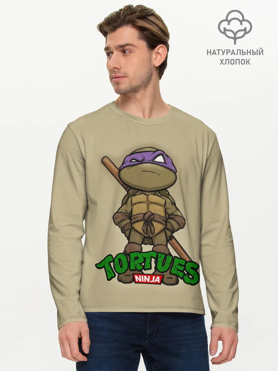 Мужской лонгслив базовый / ЧЕРЕПАШКИ - НИНДЗЯ