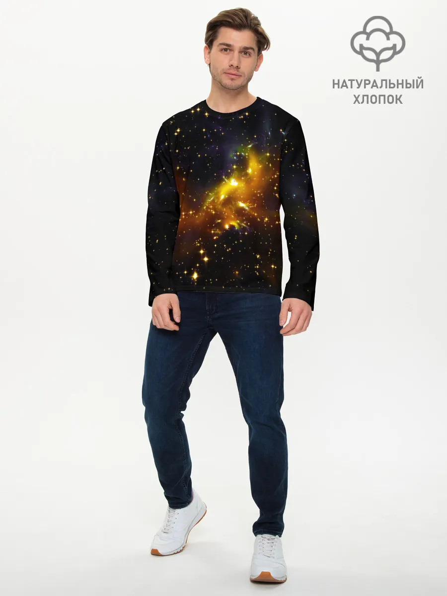 Мужской лонгслив базовый / STARS