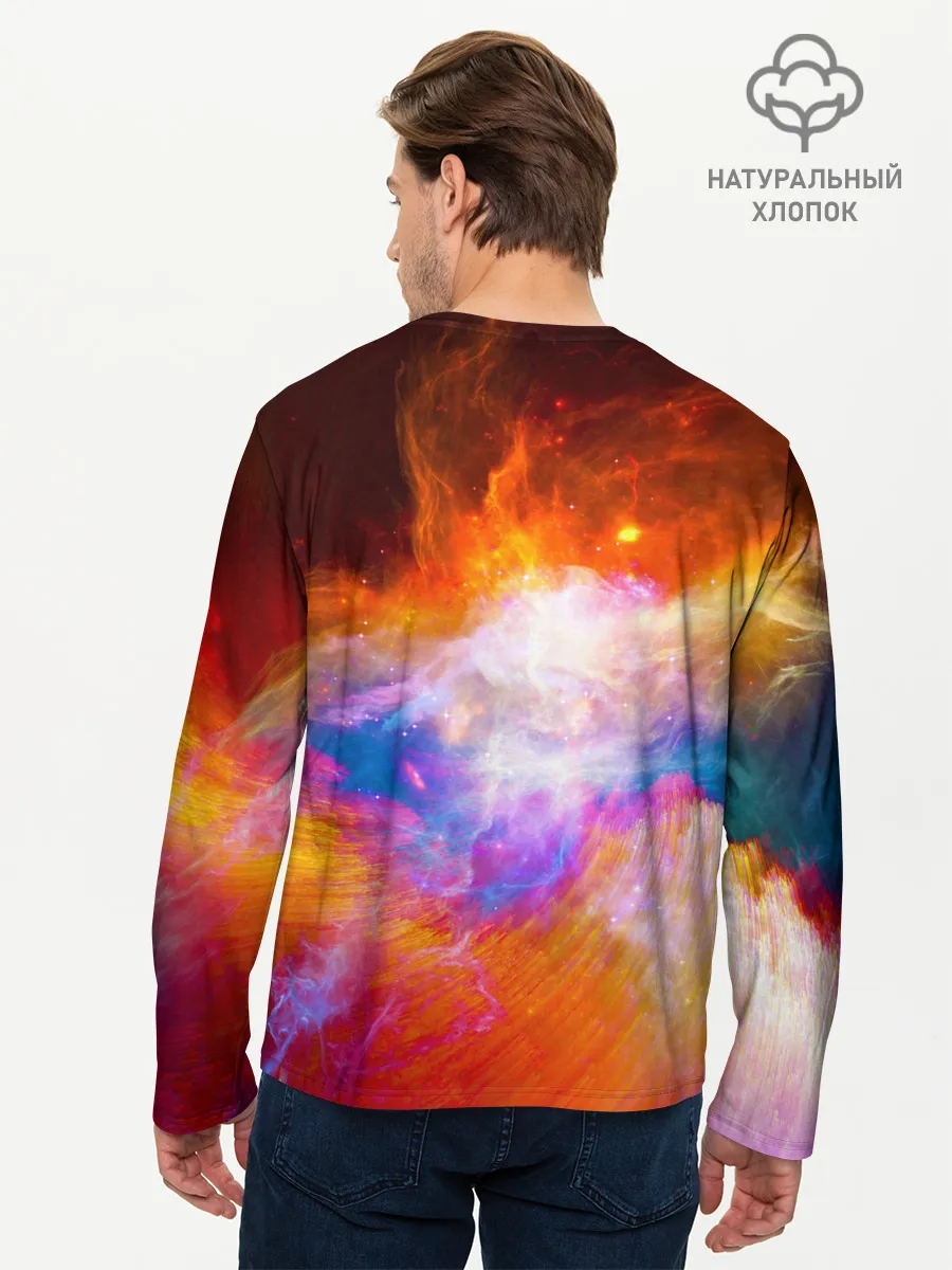 Мужской лонгслив базовый / Space