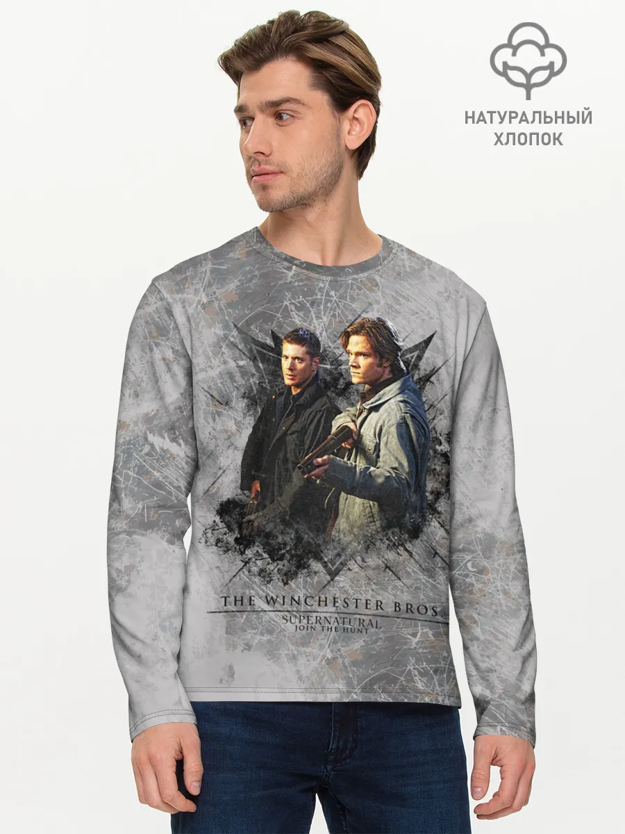 Мужской лонгслив базовый / Winchester Brothers