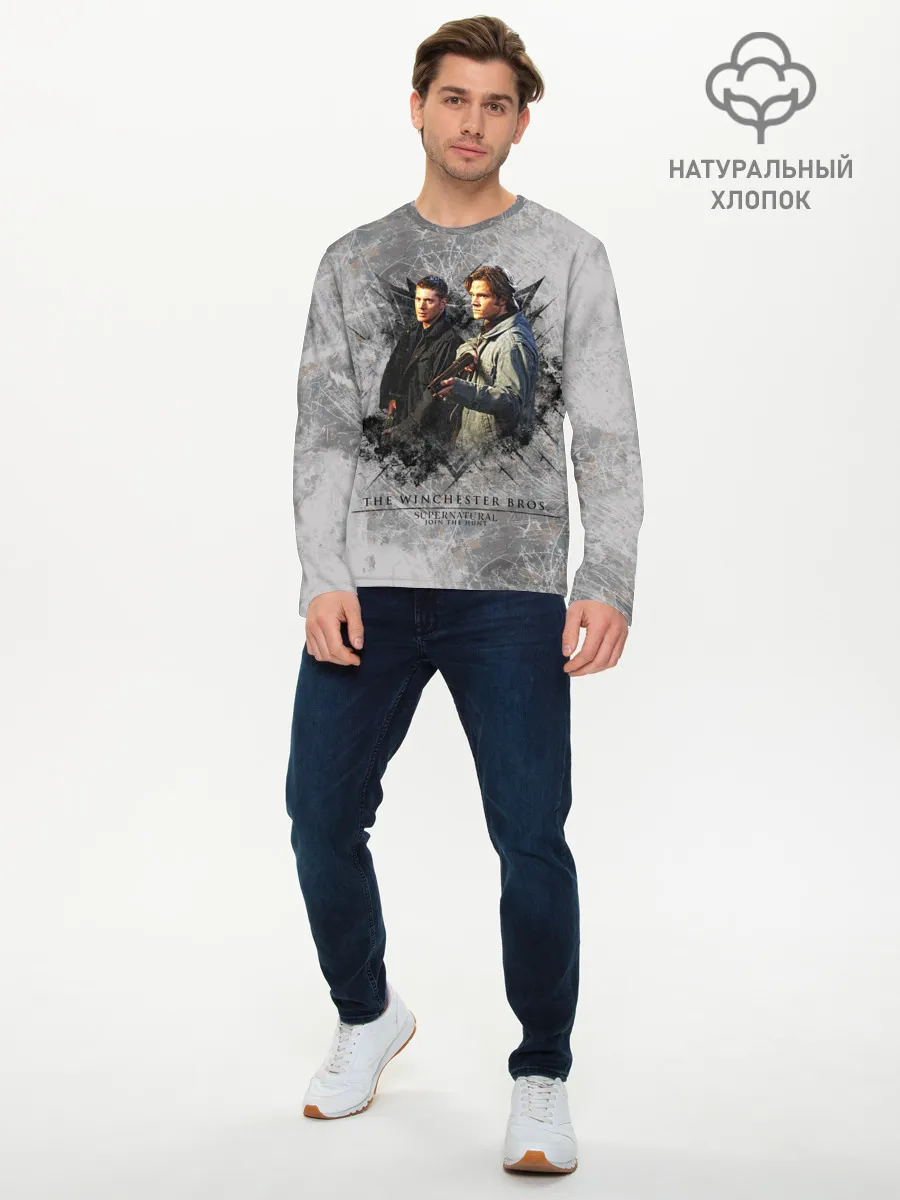 Мужской лонгслив базовый / Winchester Brothers
