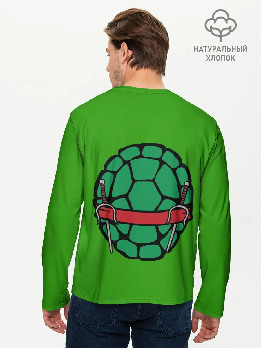 Мужской лонгслив базовый / Черепашки-ниндзя