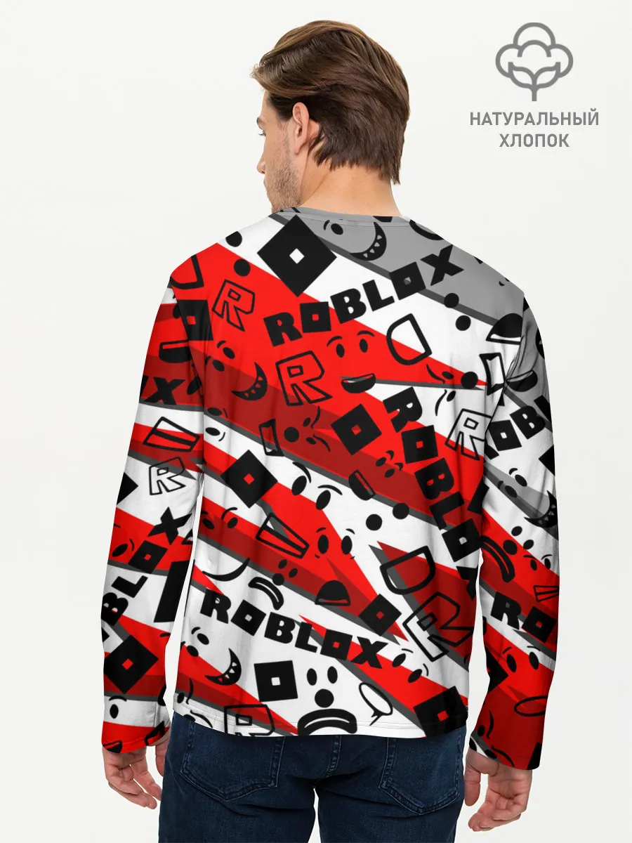 Мужской лонгслив базовый / Roblox