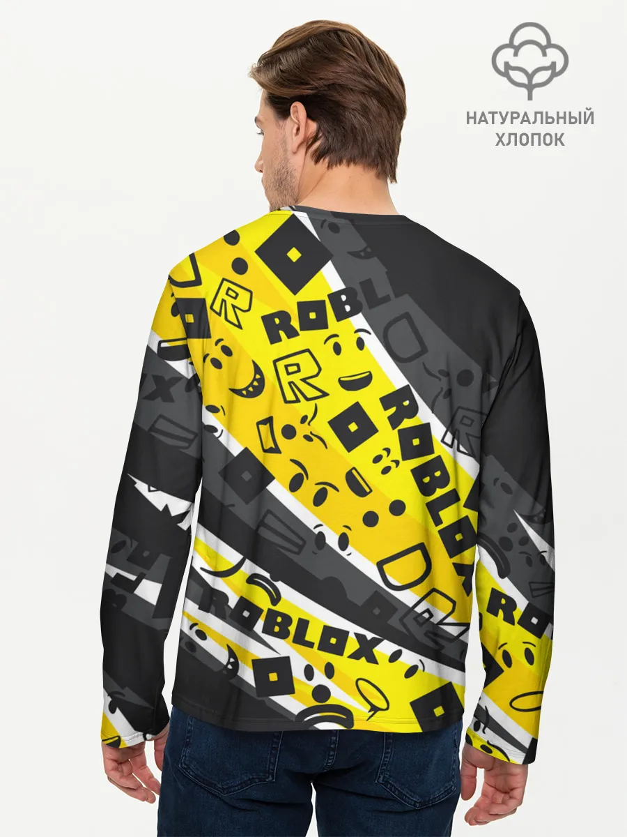 Мужской лонгслив базовый / Roblox