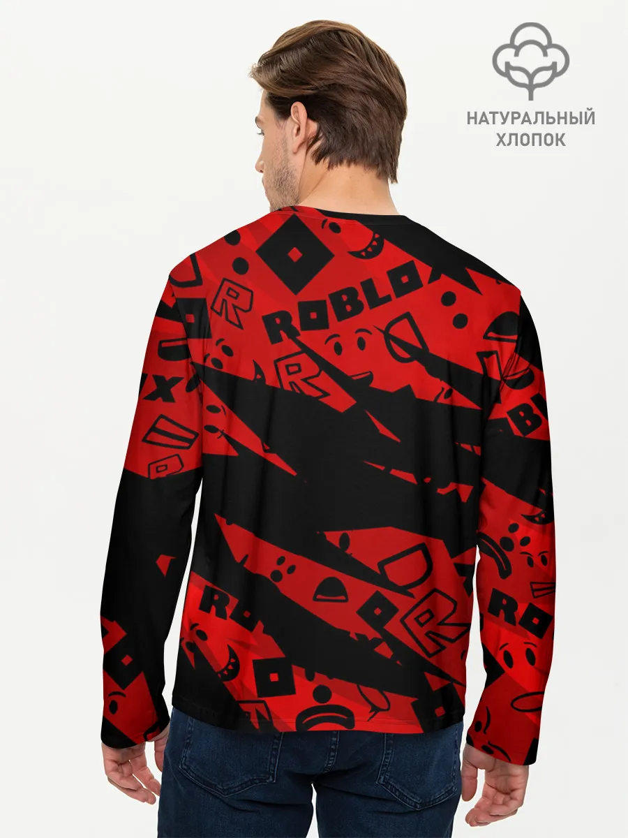 Мужской лонгслив базовый / Roblox