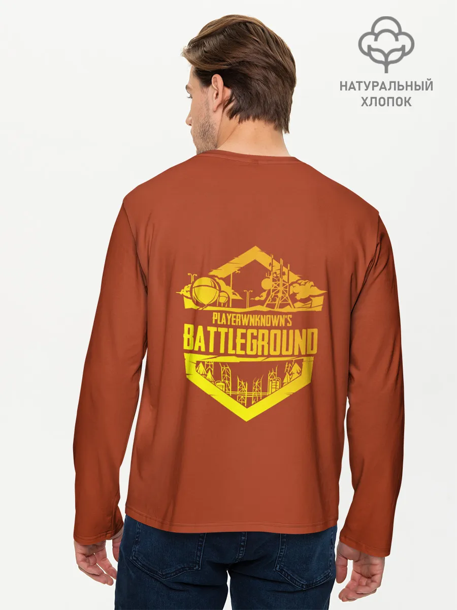 Мужской лонгслив базовый / PUBG