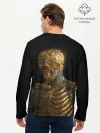 Мужской лонгслив базовый / Скелет В Золоте
