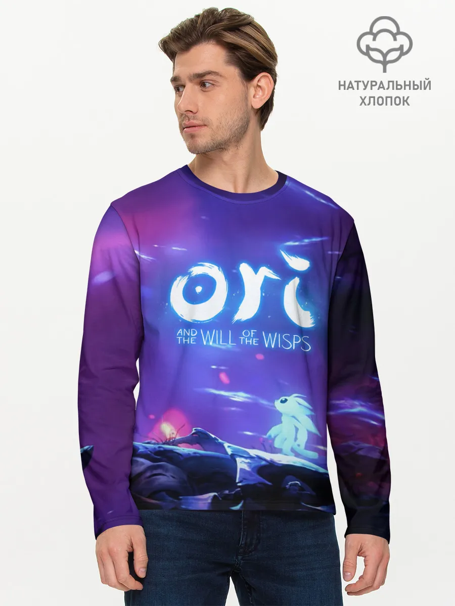 Мужской лонгслив базовый / Ori and the Will of the Wisps
