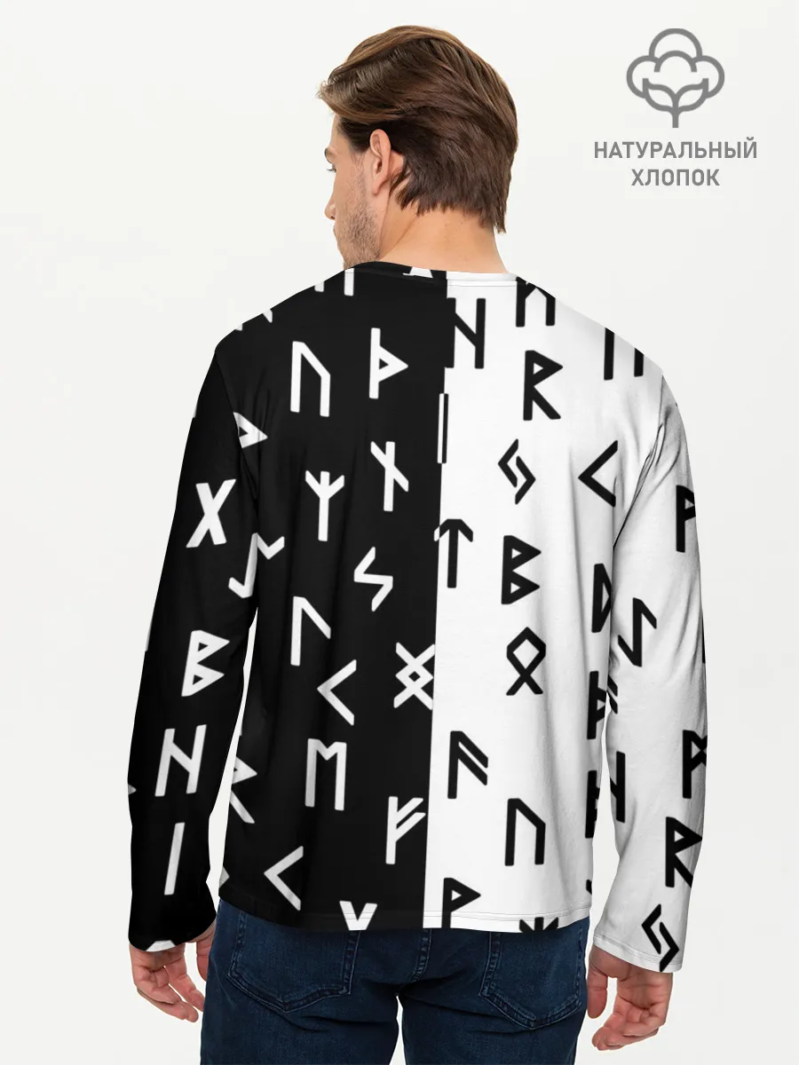 Мужской лонгслив базовый / РУНЫ