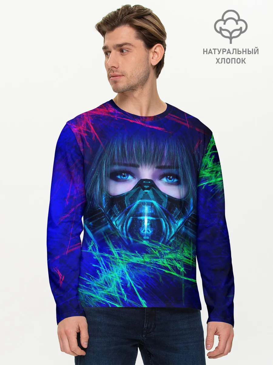 Мужской лонгслив базовый / COVID-19