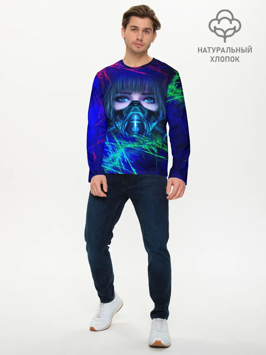 Мужской лонгслив базовый / COVID-19