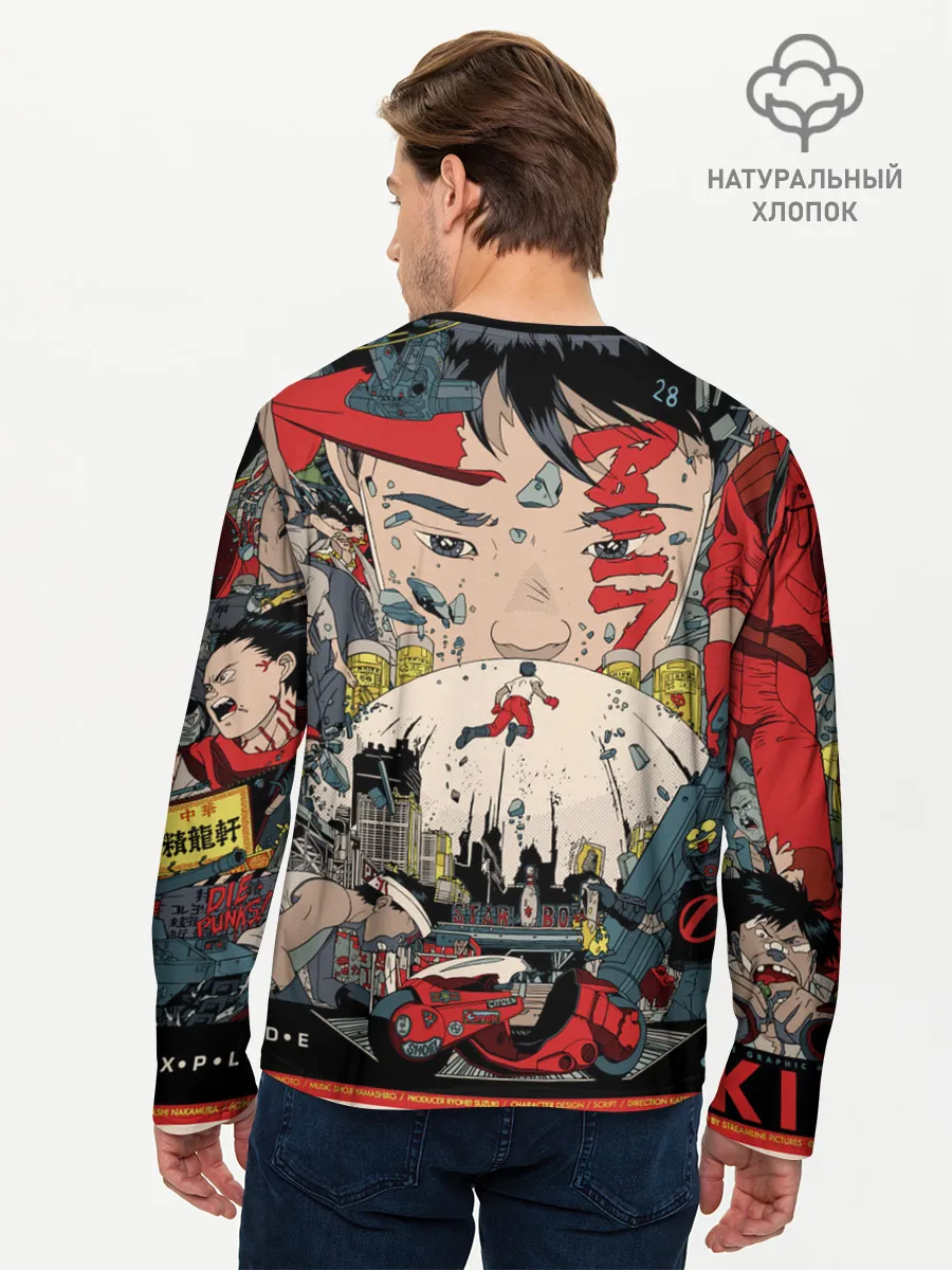 Мужской лонгслив базовый / Аkira 1988 poster