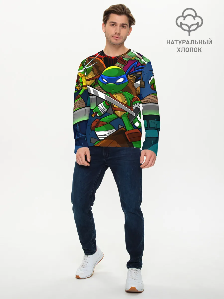 Мужской лонгслив базовый / LEONARDO