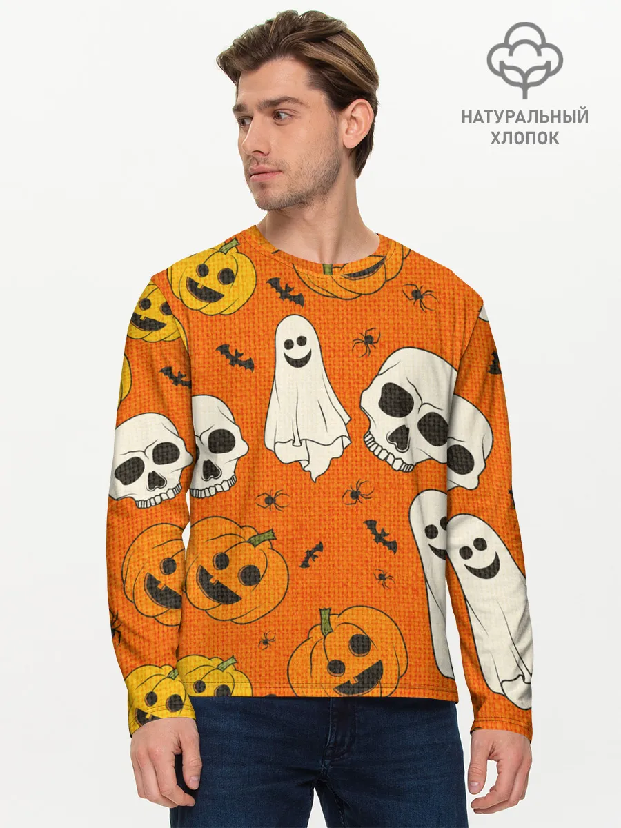 Мужской лонгслив базовый / УЖАСТИКИ НА ВЯЗАНКЕ