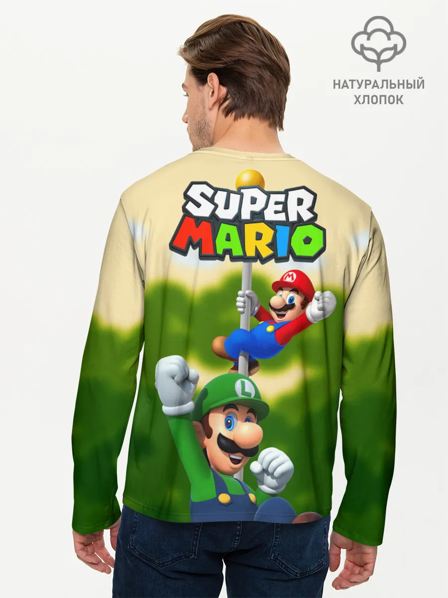 Мужской лонгслив базовый / 3DMario