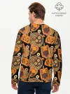 Мужской лонгслив базовый / Patern Halloween 10