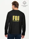 Мужской лонгслив базовый / FBI. Female Body Inspector.