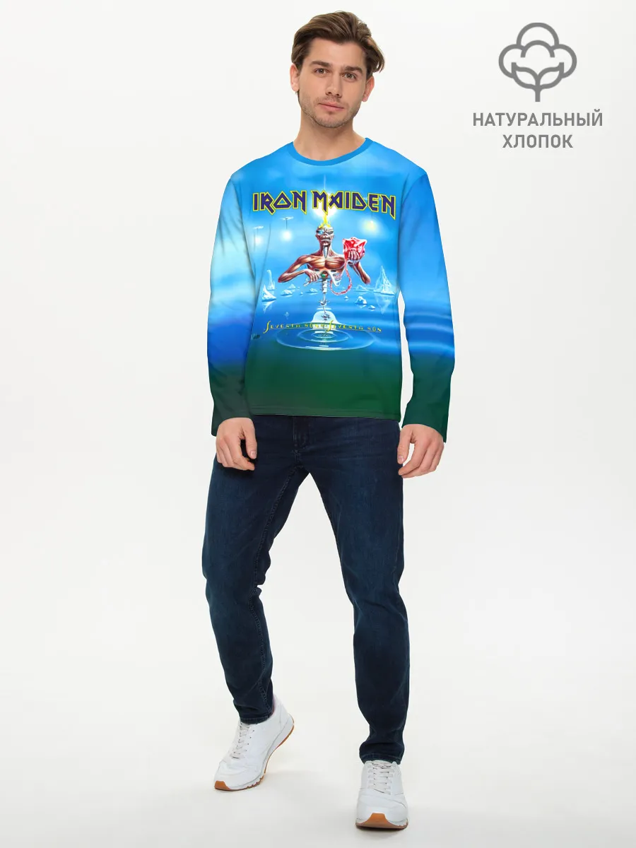 Мужской лонгслив базовый / Seventh Son of a Seventh Son - Iron Maiden