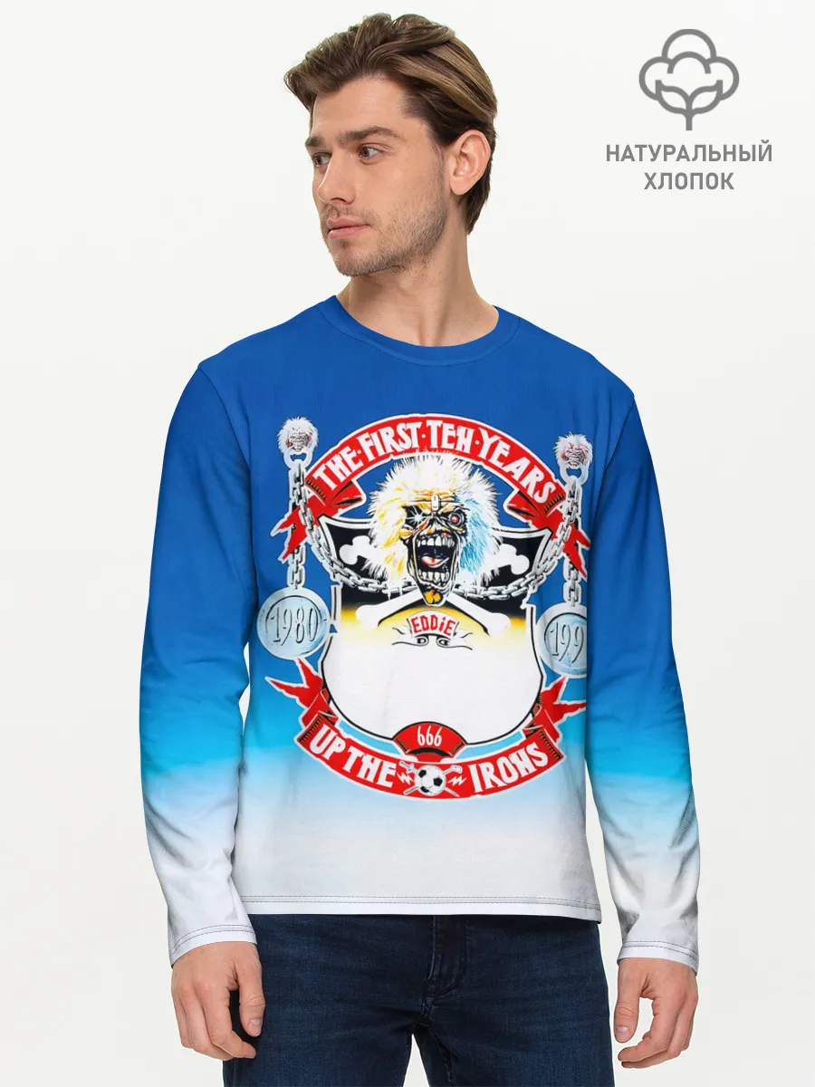 Мужской лонгслив базовый / The First Ten Years - Iron Maiden