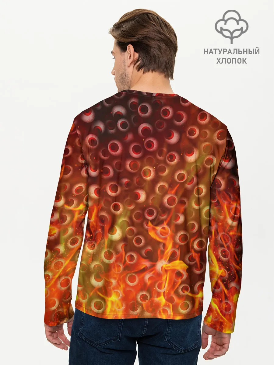 Мужской лонгслив базовый / Смерть всё видит