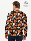 Мужской лонгслив базовый / Patern Halloween 17