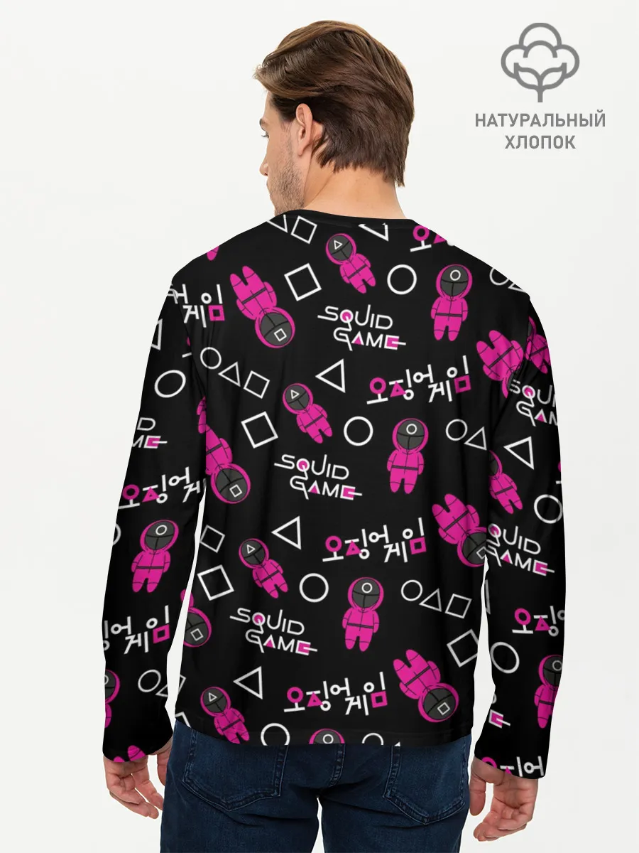 Мужской лонгслив базовый / Игра в кальмара