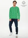 Мужской лонгслив базовый / Ёлочки
