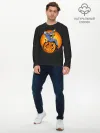 Мужской лонгслив базовый / Тыква-шар. Майкл