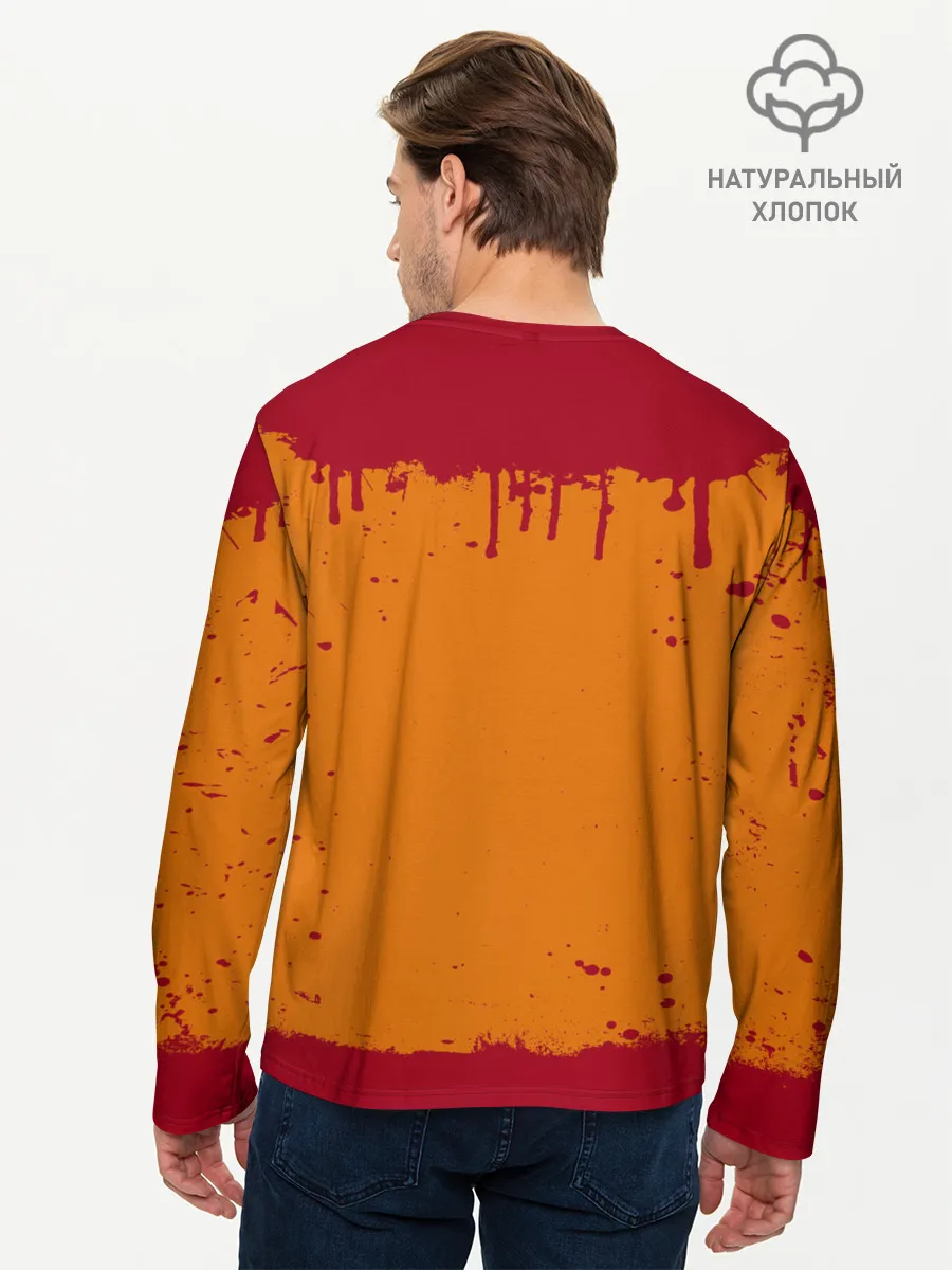 Мужской лонгслив базовый / ЛЕТУЧАЯ КОТОМЫШЬ | ХЭЛЛОУИН