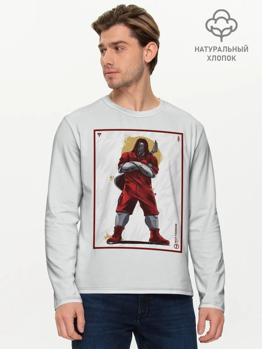 Мужской лонгслив базовый / SLIPKNOT | Mick Thomson