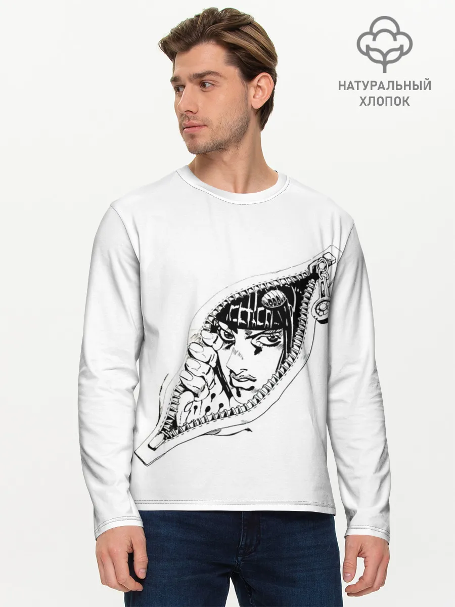 Мужской лонгслив базовый / Бруно Буччелати внутри из Джоджо