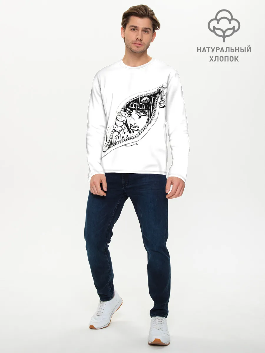 Мужской лонгслив базовый / Бруно Буччелати внутри из Джоджо