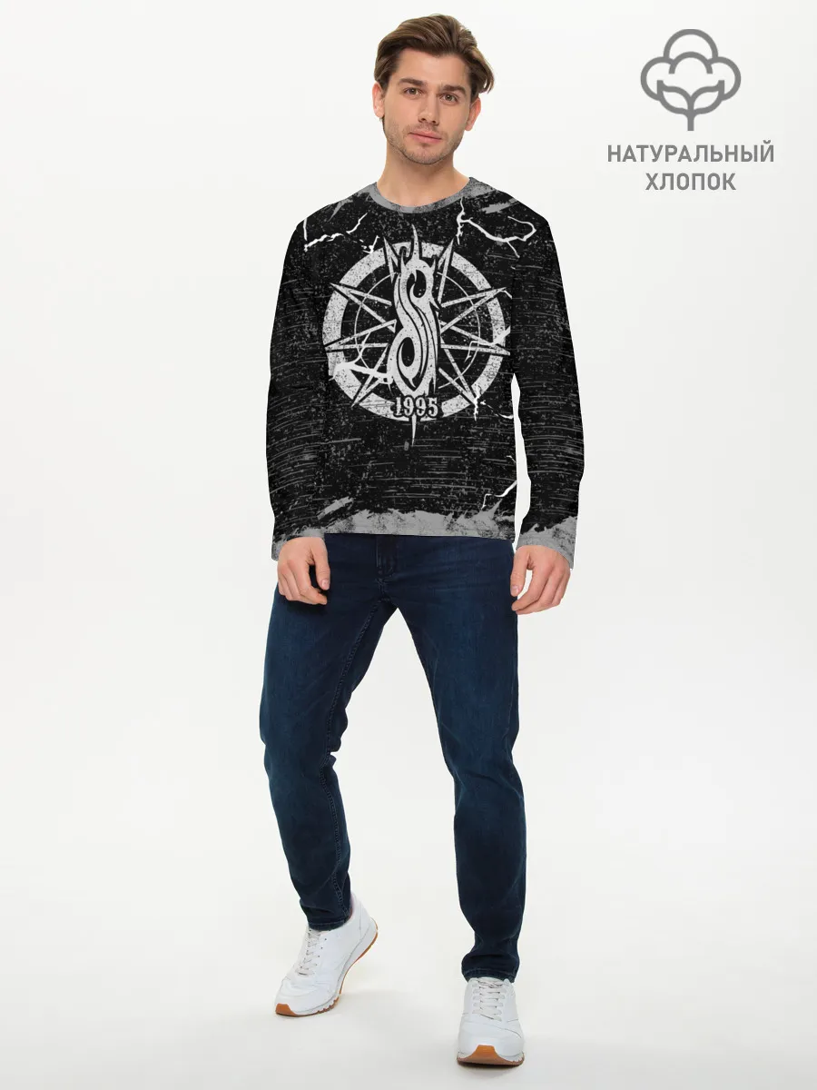 Мужской лонгслив базовый / Слипкнот 1995 | Rock