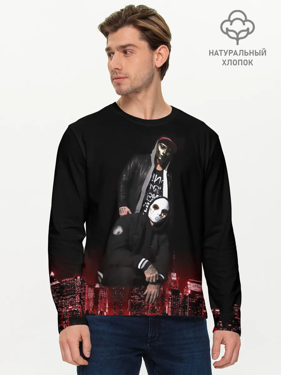 Мужской лонгслив базовый / J-Dog and Danny Hollywood Undead