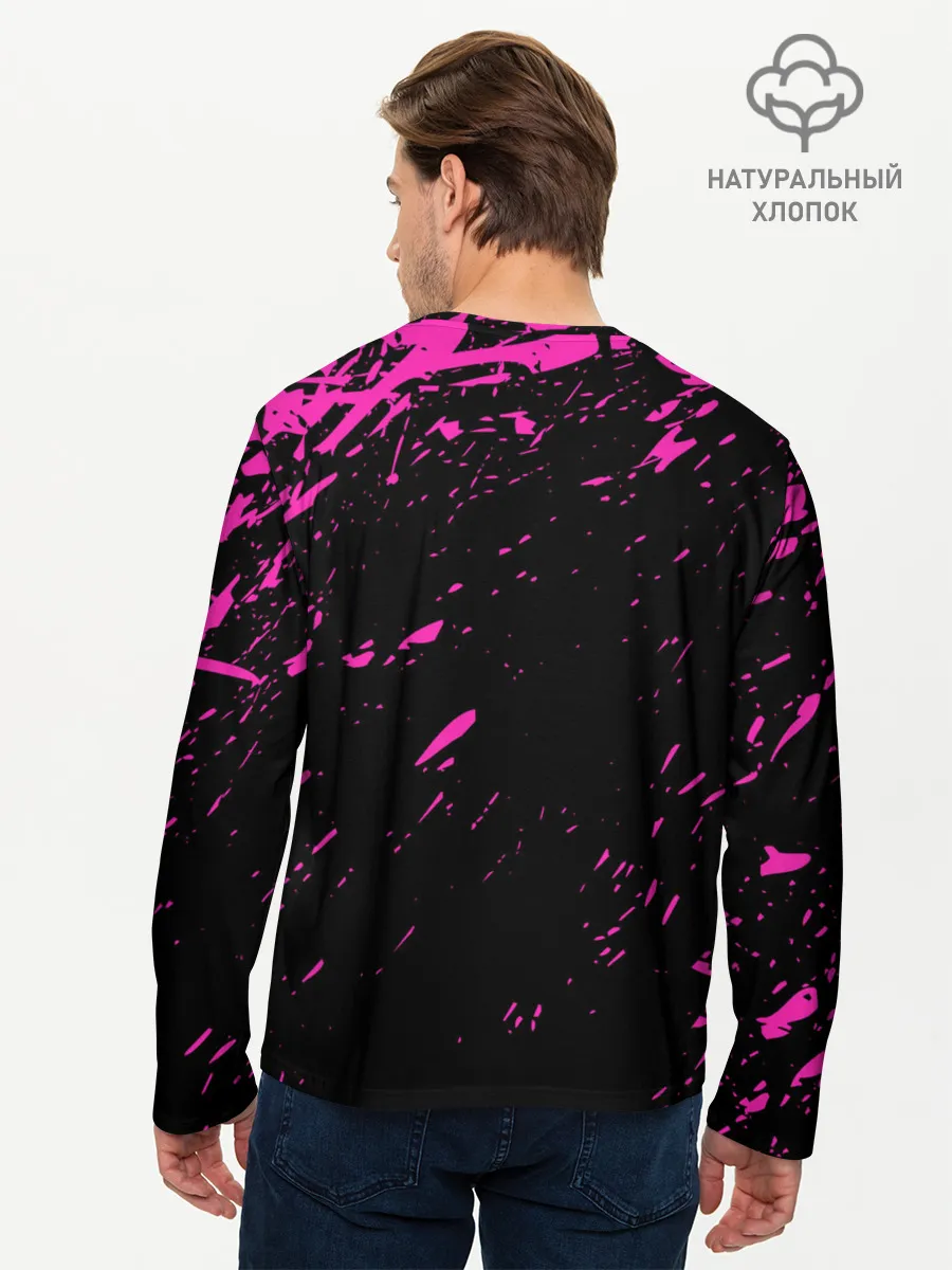 Мужской лонгслив базовый / ДИНО МУМИЯ НА ХЭЛЛОУИН